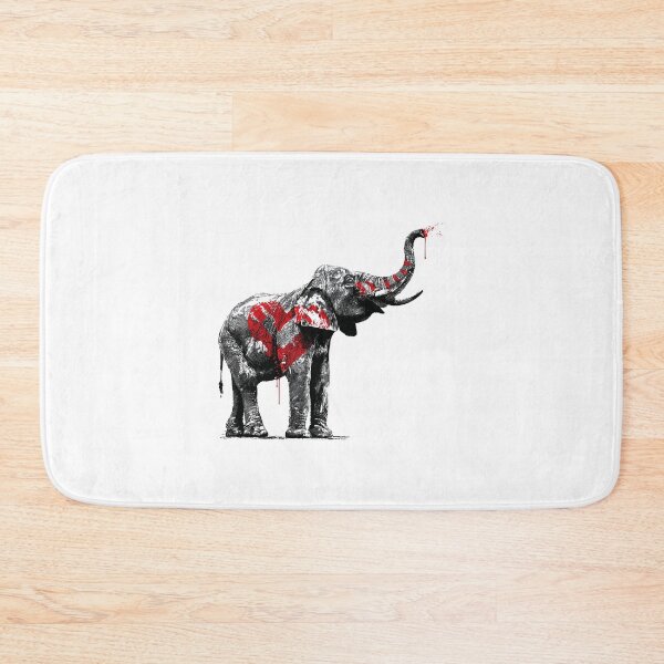 Item preview, Banksy Marked Elephant - Symbol of Endangered Wildlife designed and sold by hamishby.