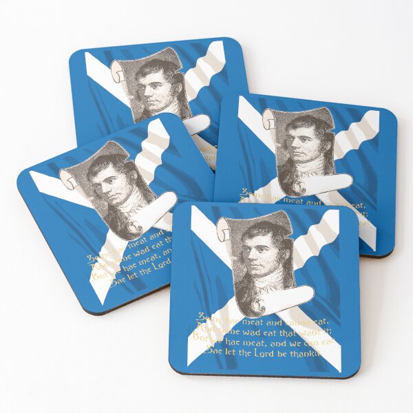 Item preview, Selkirk Grace Burns Night Quote And Scottish Saltire designed and sold by taiche.