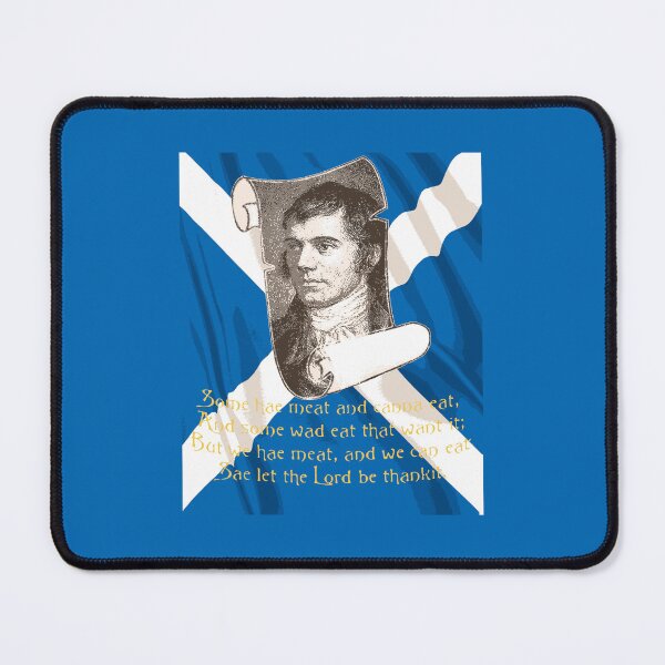 Item preview, Selkirk Grace Burns Night Quote And Scottish Saltire designed and sold by taiche.