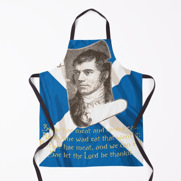 Item preview, Selkirk Grace Burns Night Quote And Scottish Saltire designed and sold by taiche.
