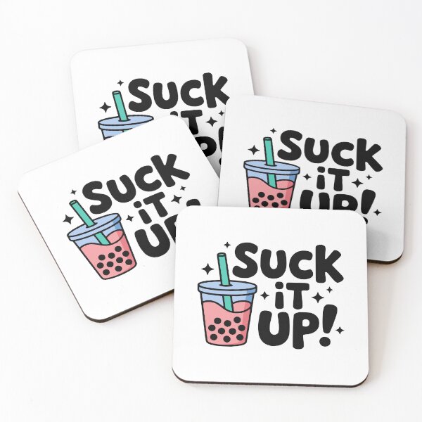 Item preview, Suck It Up! Cute Boba Pun designed and sold by PMCreative.