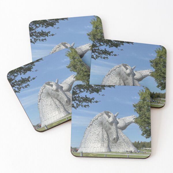 Item preview, The Kelpies, Helix Park, Falkirk in summer designed and sold by Photogold Photo Gifts.