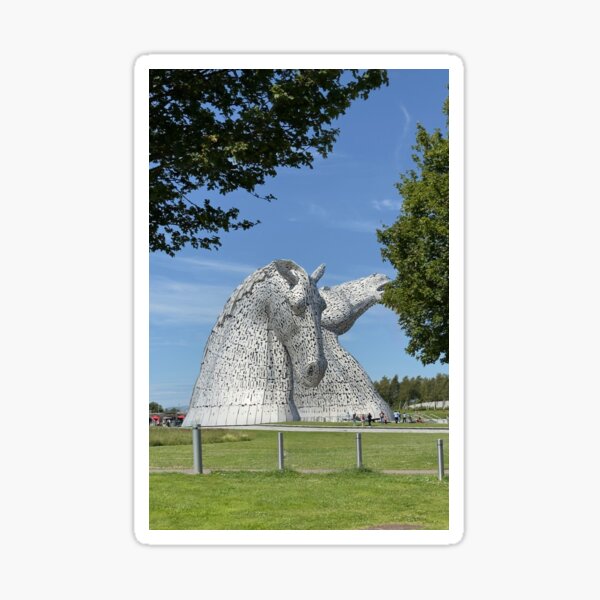 Item preview, The Kelpies, Helix Park, Falkirk in summer designed and sold by Photogold .