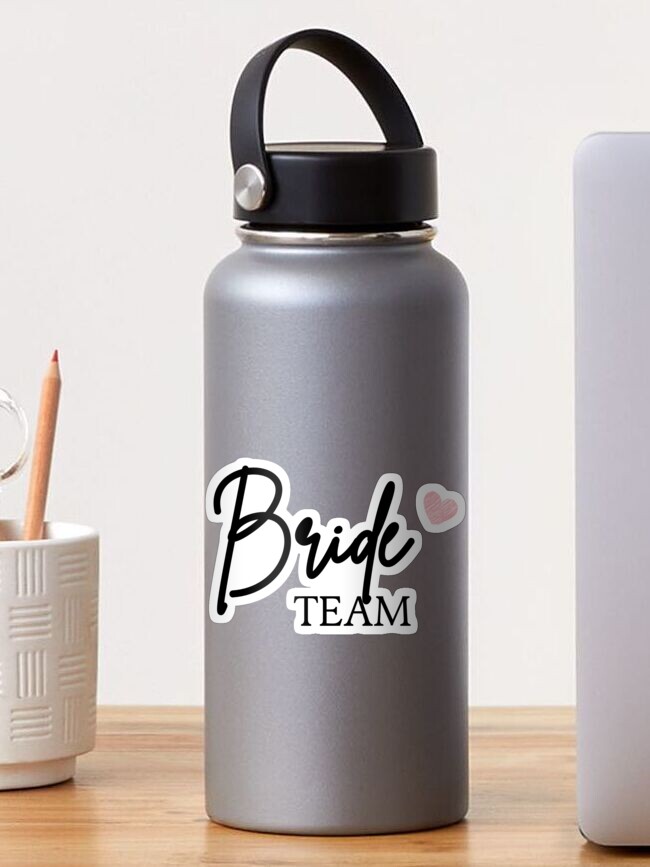 Thumbnail 1 of 3, Sticker, Bride Team Script Font designed and sold by zoewhite3.
