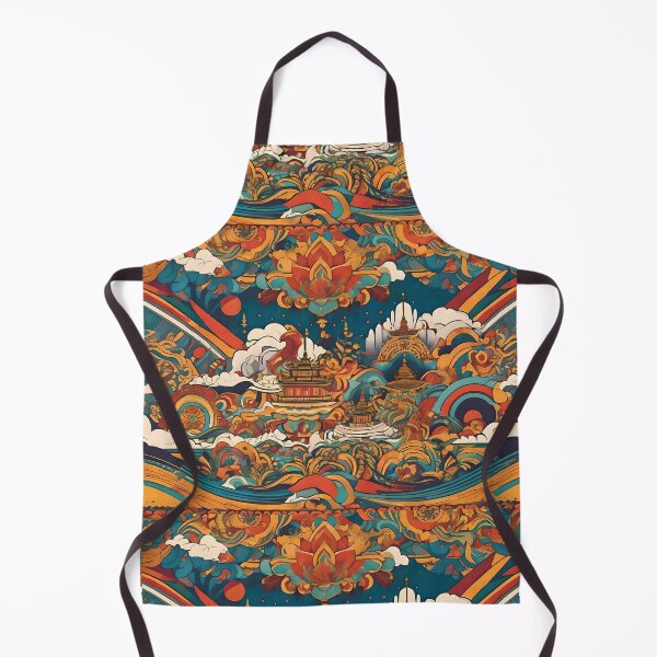 Item preview, Colorful artwork, heavenly waves designed and sold by SanchillShop.
