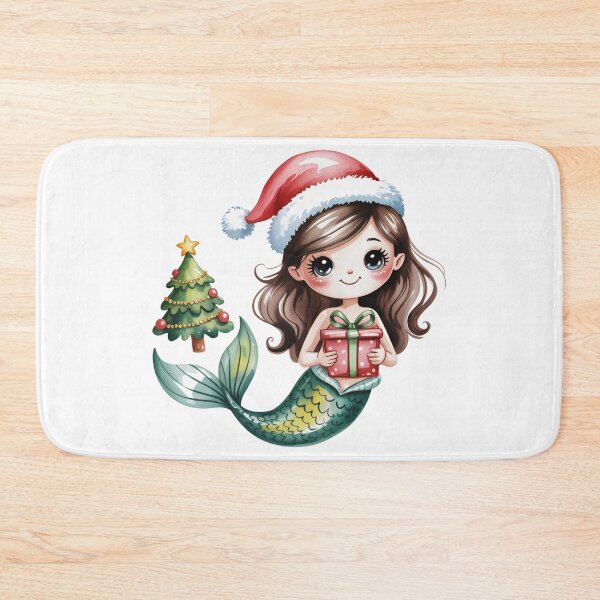 Item preview, Merry Fishmas mermaid designed and sold by jkrphoto.