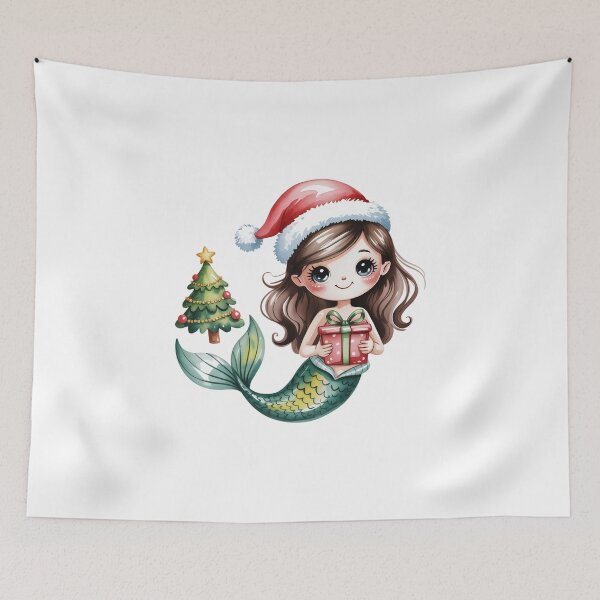 Item preview, Merry Fishmas mermaid designed and sold by jkrphoto.