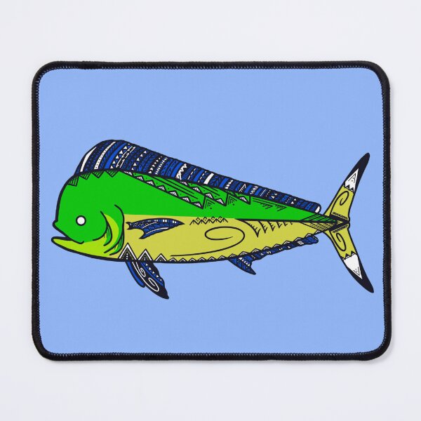 Item preview, Colorful Tribal Mahi-Mahi designed and sold by Steeb757.