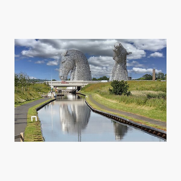 Item preview, The Kelpies reflection , Helix Park , Falkirk designed and sold by Photogold .
