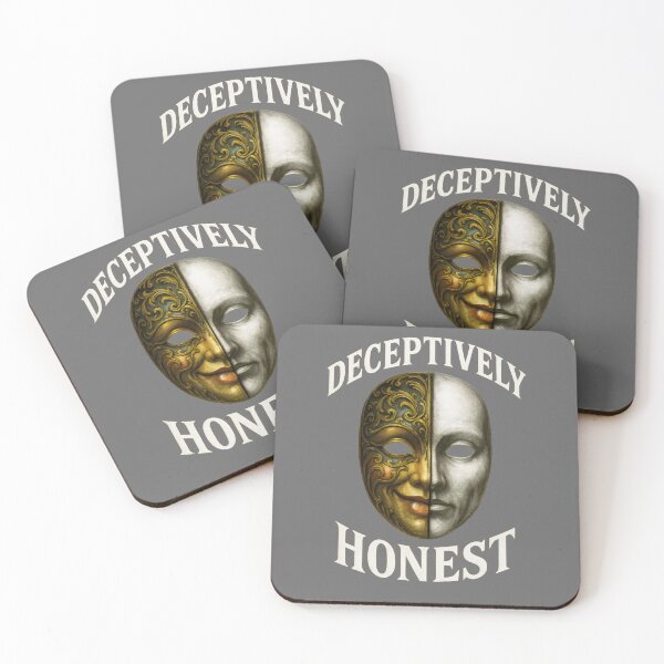 Item preview, Deceptively Honest Dual Mask designed and sold by Shoot-The-Moon.