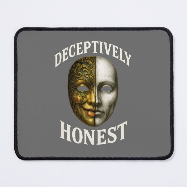Item preview, Deceptively Honest Dual Mask designed and sold by Shoot-The-Moon.