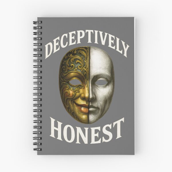 Item preview, Deceptively Honest Dual Mask designed and sold by Shoot-The-Moon.