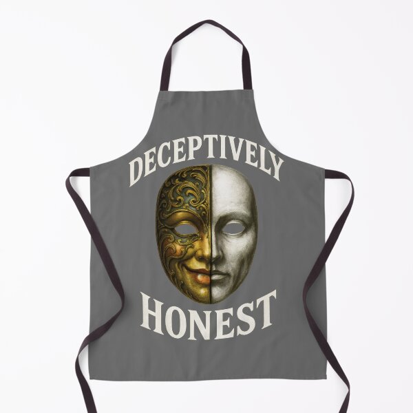 Item preview, Deceptively Honest Dual Mask designed and sold by Shoot-The-Moon.