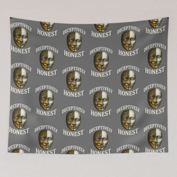 Item preview, Deceptively Honest Dual Mask designed and sold by Shoot-The-Moon.