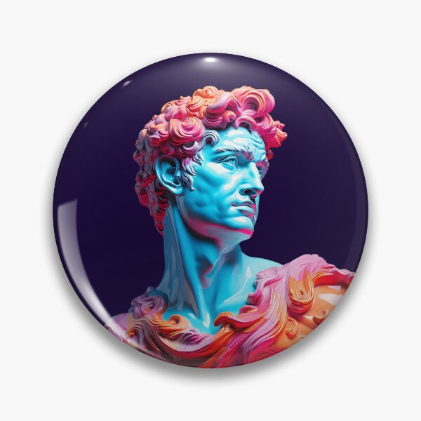 Item preview, Michelangelo's David: 80's Synthwave designed and sold by muskitt.