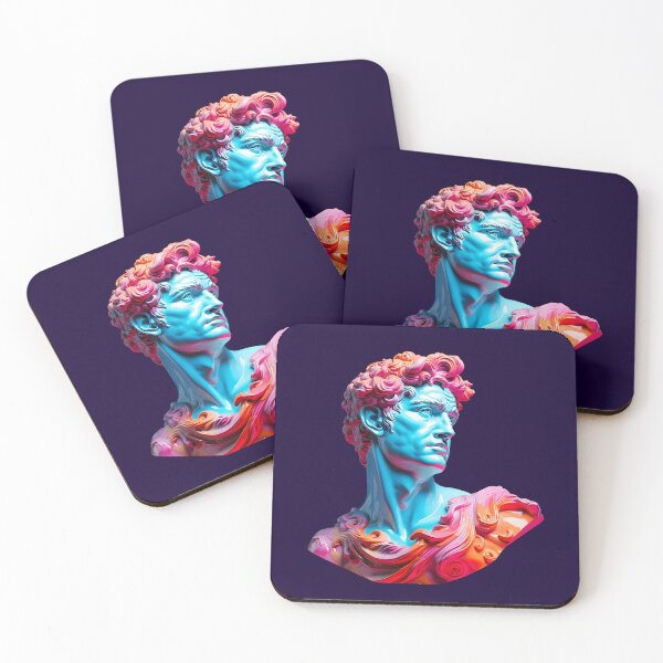 Item preview, Michelangelo's David: 80's Synthwave designed and sold by muskitt.