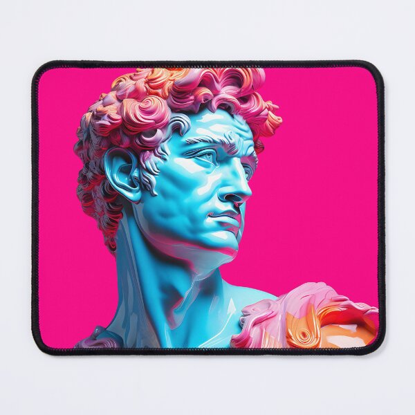 Item preview, Michelangelo's David: 80's Synthwave designed and sold by muskitt.