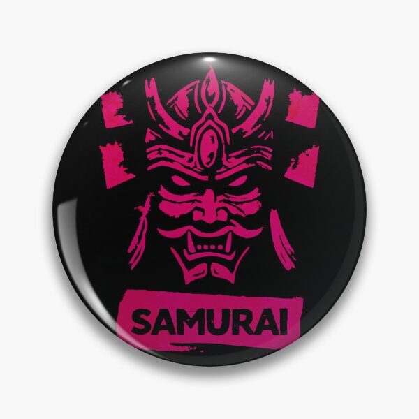 Item preview, Neon Punk Samurai Mask – Fearless Warrior Spirit designed and sold by VikArtStudio.