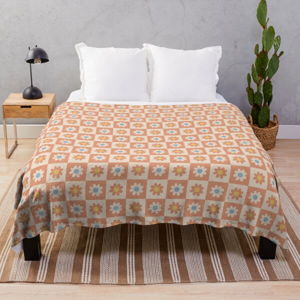 Item preview, Orange Retro Floral designed and sold by Bijutsuu-.