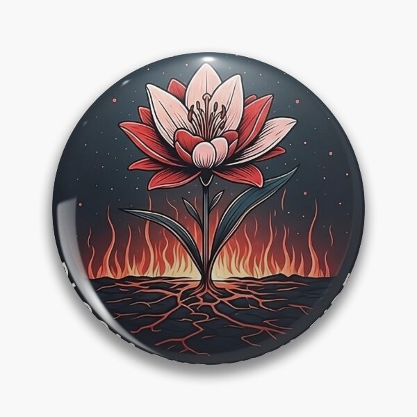 Item preview, The Flower of Fire designed and sold by Glitchfab.
