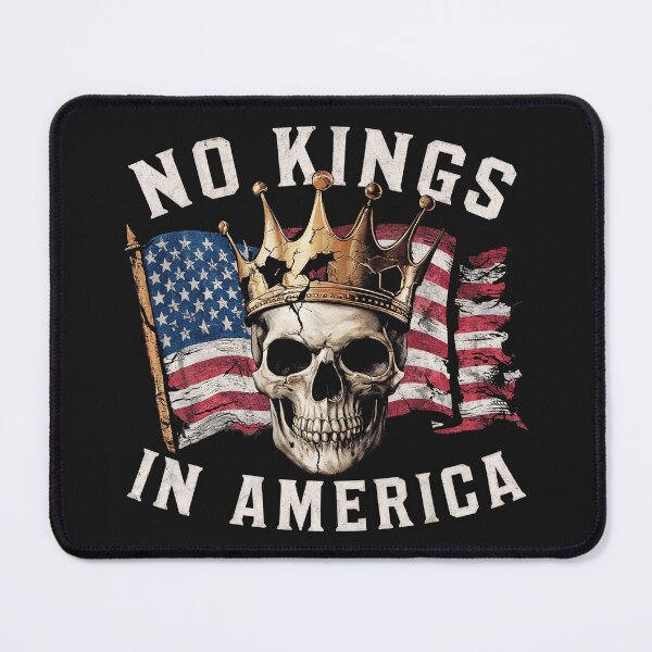 Item preview, NO KINGS IN AMERICA – Crowns Not Welcome: Est. 1776 designed and sold by FelineFrenzyArt.