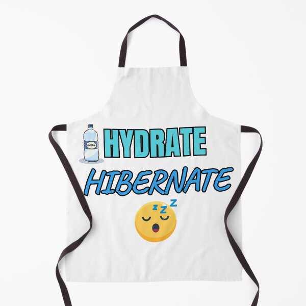 Item preview, Hydrate or Hibernate – Funny Water Reminder Design designed and sold by thoratsdesign.