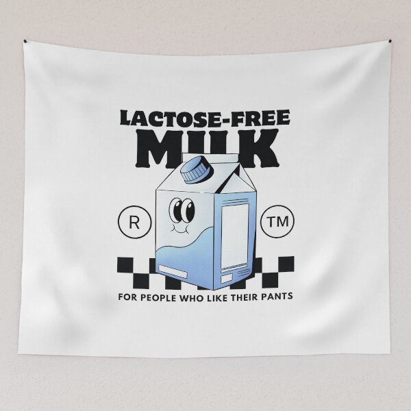 Item preview, Lactose-free milk: for people who like their pants designed and sold by Peerless-Prime.