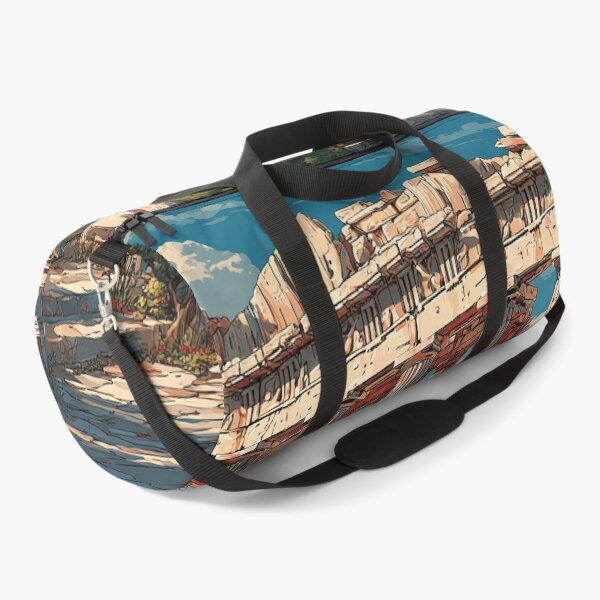 Item preview, Acropolis Poster – Ancient Greek Ruins in Classic Retro Style designed and sold by TuncGK.