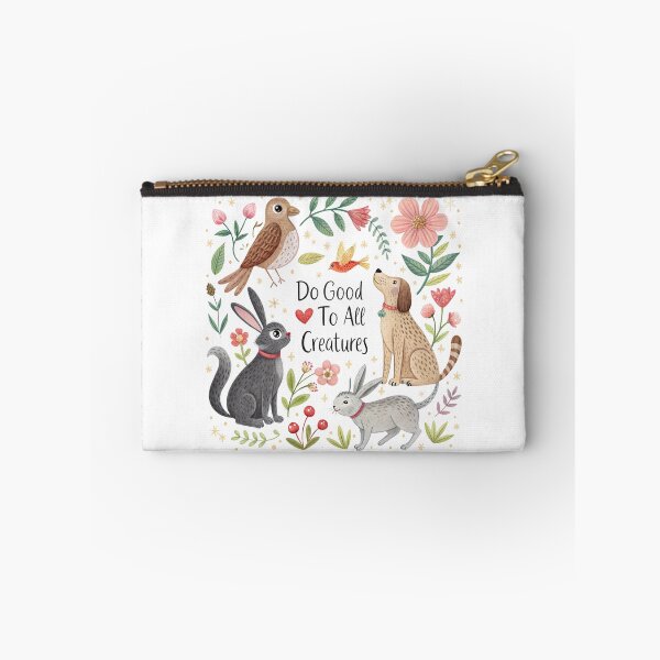 Item preview, Whimsical Illustration of Diverse Animals – Cat, Dog, Bunny & Forest Friends designed and sold by PnrArtDesign.