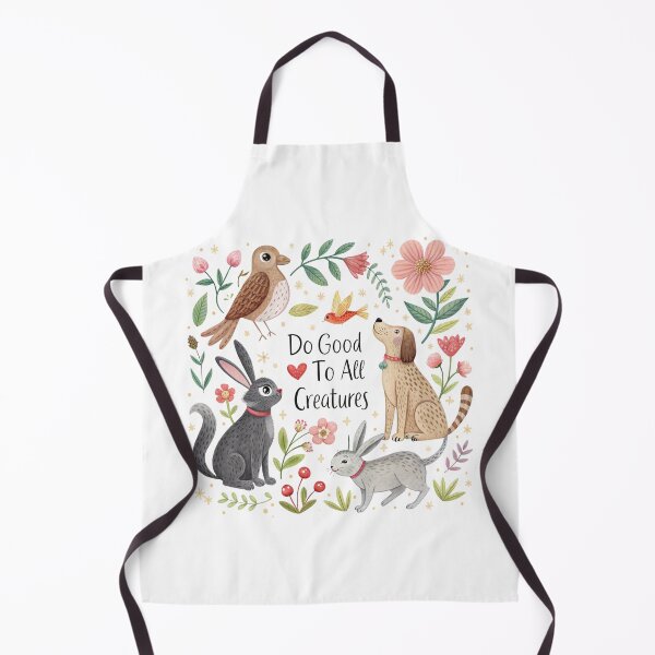 Item preview, Whimsical Illustration of Diverse Animals – Cat, Dog, Bunny & Forest Friends designed and sold by PnrArtDesign.