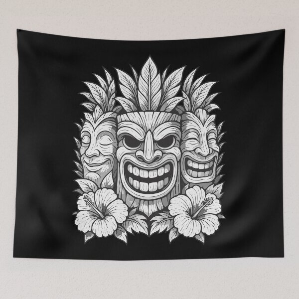 Item preview, Three Tiki Masks designed and sold by VelvetRoom.