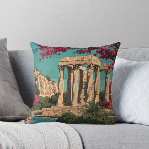 Item preview, Delphi Poster – Greek Oracle Site in Retro Travel Design designed and sold by TuncGK.