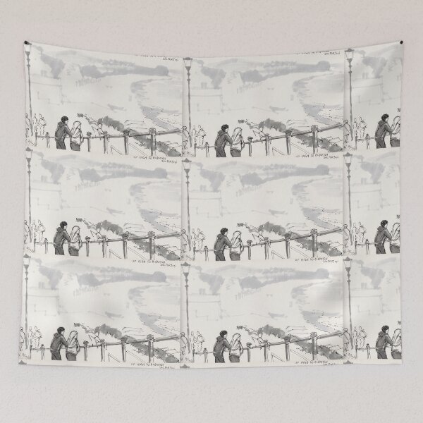 Item preview, Couple looking out to sea at Budleigh Salterton designed and sold by MikeJory.
