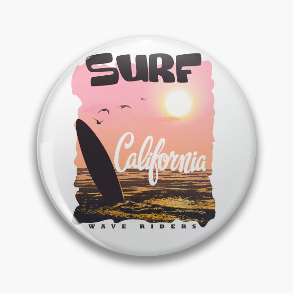 Item preview, California Surf Sunset | Wave Riders Vintage-Inspired Beach Graphic designed and sold by TeesHearts100.