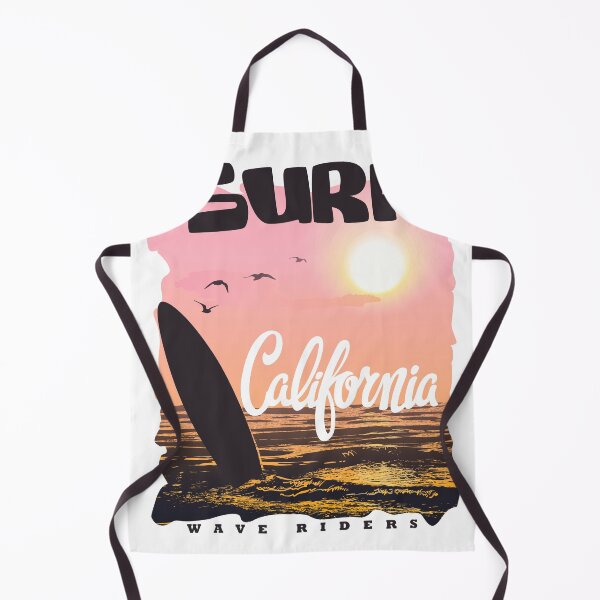 Item preview, California Surf Sunset | Wave Riders Vintage-Inspired Beach Graphic designed and sold by TeesHearts100.