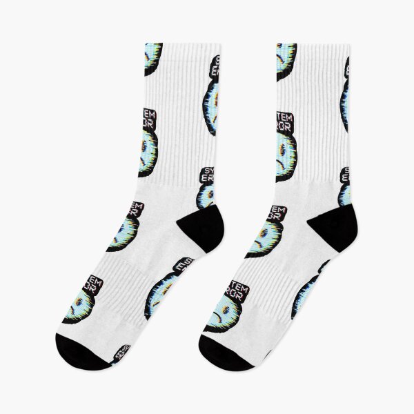 Item preview, System Error Glitch Sad Face Sticker | Vaporwave & Cyberpunk Art designed and sold by j-2k.