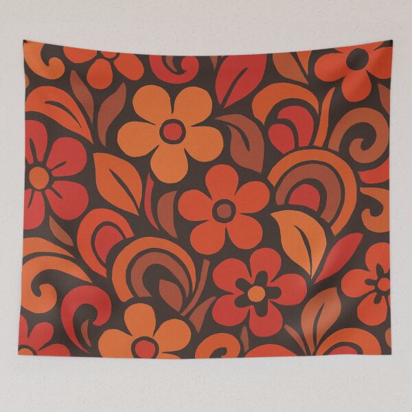 Item preview, Retro Floral Pattern designed and sold by tonymagnerart.
