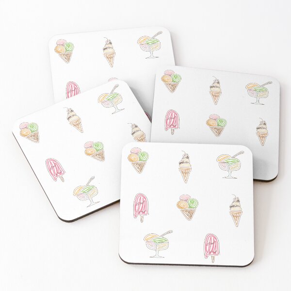 Item preview, Cute Pastel Ice Cream Sticker – Kawaii Summer Dessert Aesthetic designed and sold by Star Dew.