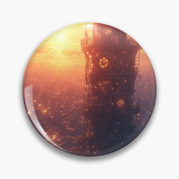 Item preview, Clockwork Tower by the Sunrise designed and sold by JadelightDesign.