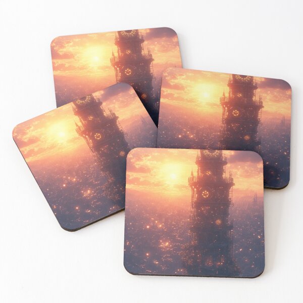 Item preview, Clockwork Tower by the Sunrise designed and sold by JadelightDesign.