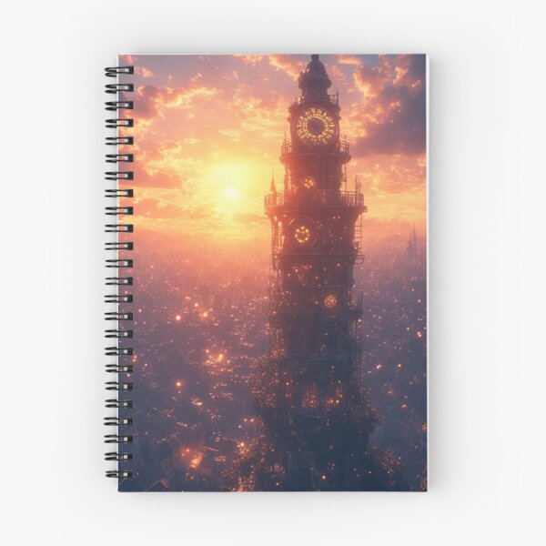 Item preview, Clockwork Tower by the Sunrise designed and sold by JadelightDesign.