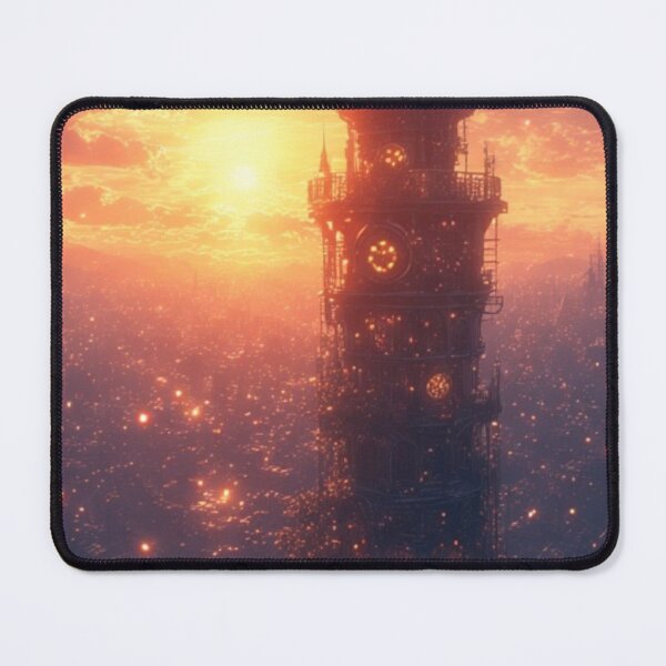 Item preview, Clockwork Tower by the Sunrise designed and sold by JadelightDesign.