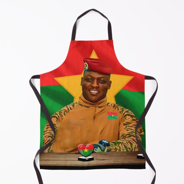 Item preview, Captain Ibrahim Traore - Pan African leader of Burkina Faso designed and sold by Youngkev-arts.