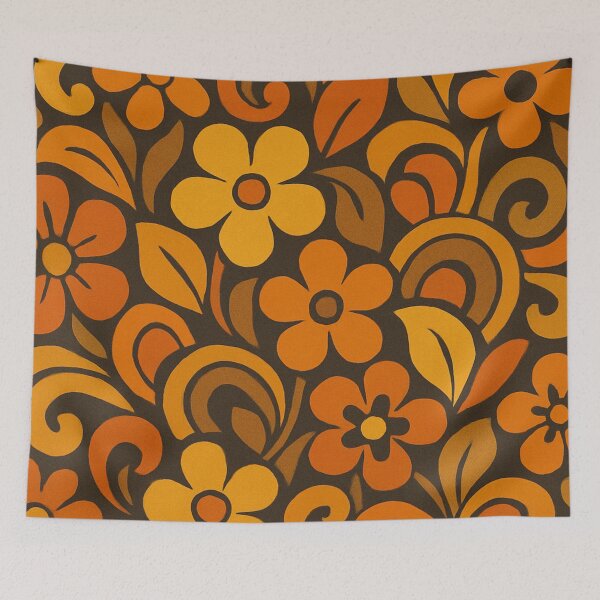Item preview, Retro Floral Pattern designed and sold by tonymagnerart.