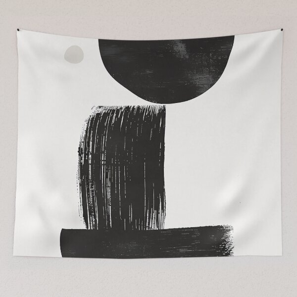 Item preview, Japandi style modern shapes designed and sold by haroulita.