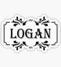Frame Name Logan Sticker