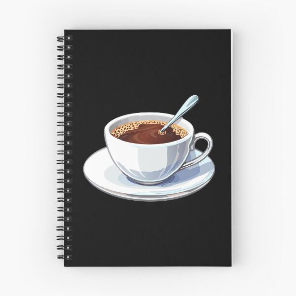 Item preview, White coffee cup on a saucer filled with coffee, realistic coffee cup, Coffee cup beverage, cafe breakfast illustration, Tasty Coffee, hot cup of coffee with a small spoon designed and sold by Danler.