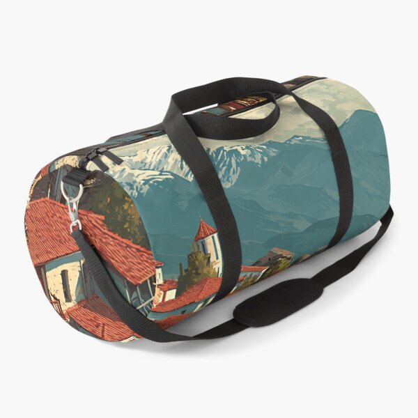 Item preview, Thessaly Poster – Greek Mountain Region in Vintage Travel Print designed and sold by TuncGK.