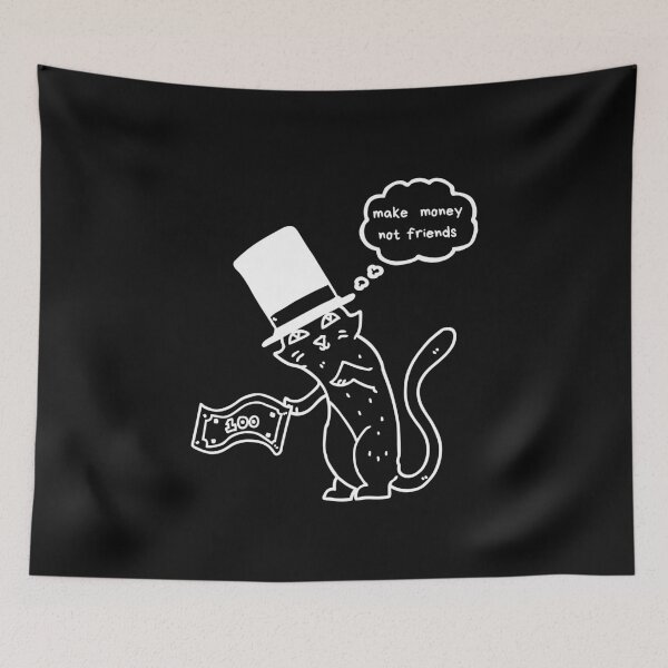Item preview, Make money not friends classic t-shirt designed and sold by TamouStyle.
