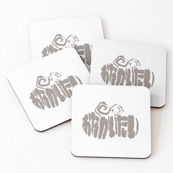 Item preview, Stomachache - Onaka Itai Typography (Gray) designed and sold by SkyPopDesignsJP.